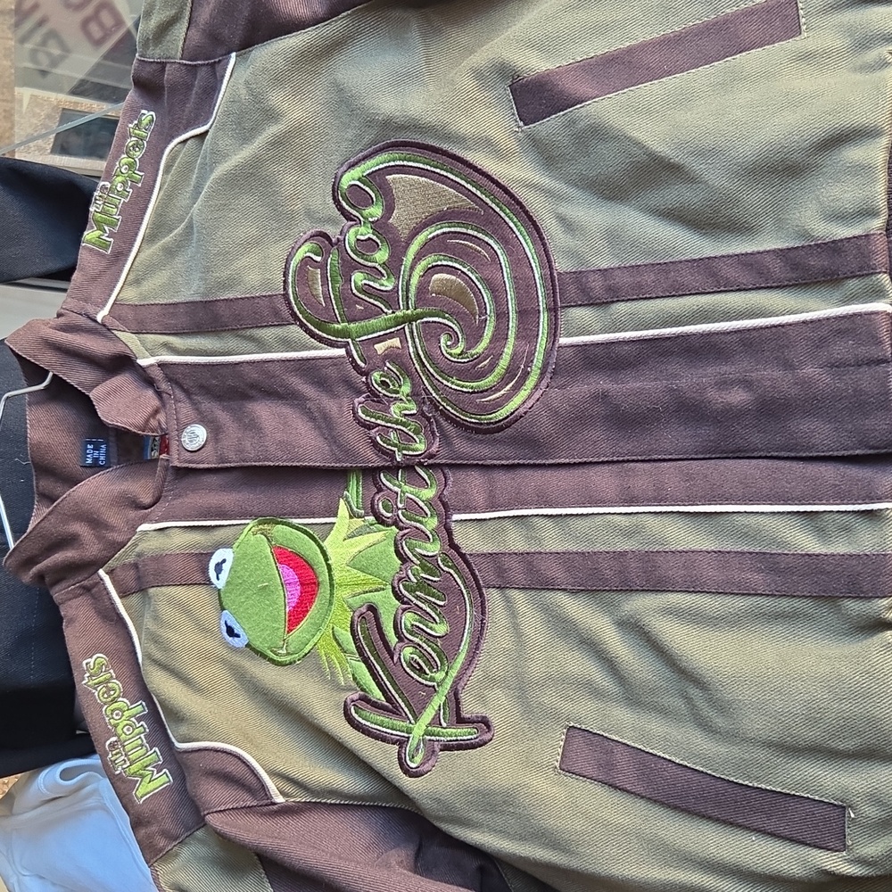 DISNEY Kermit The FROG cotton Twill Jackets